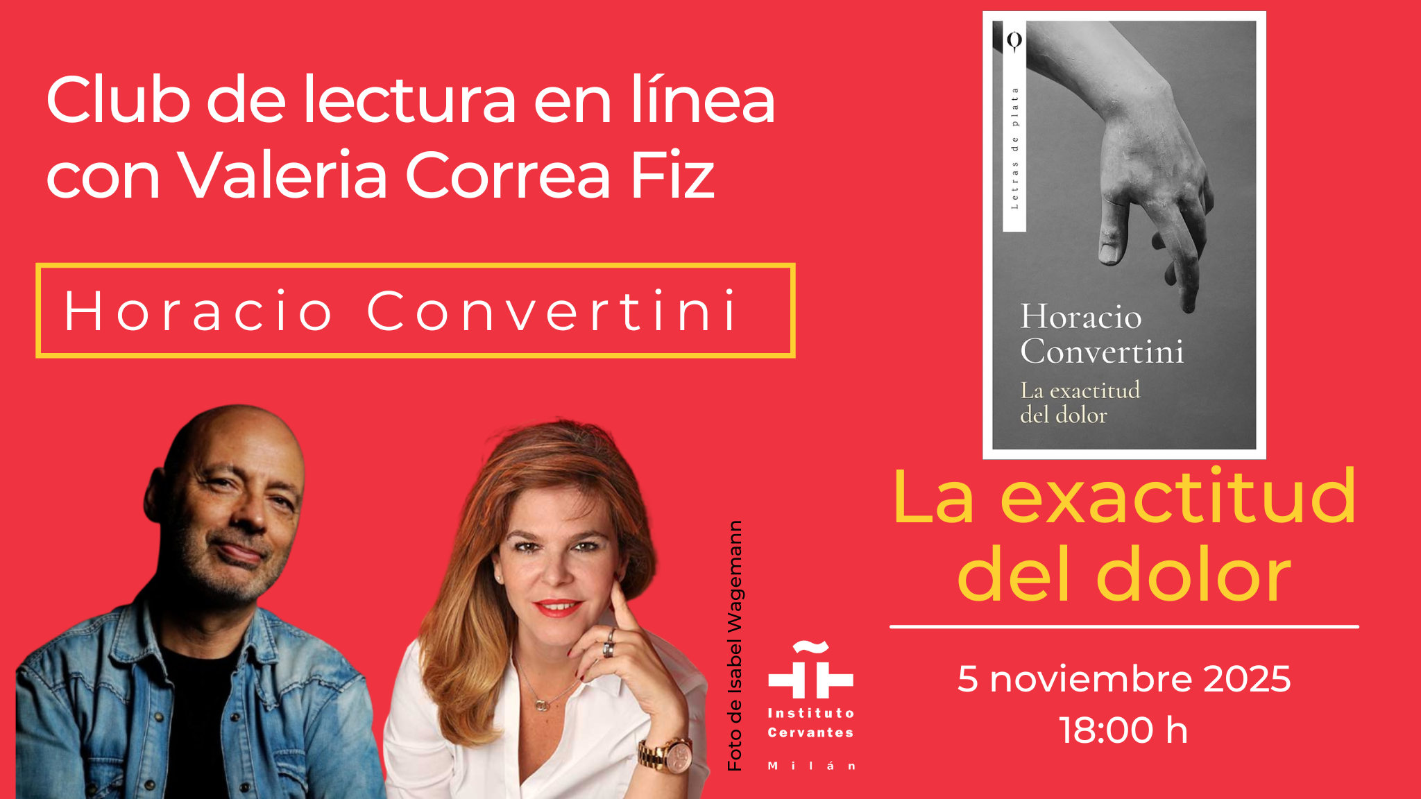 Fotografía: Club de lectura, 'La exactitud del dolor'