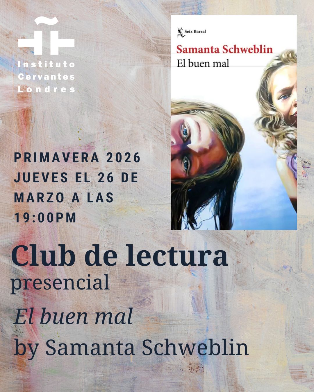Fotograf&iacute;a: Club de lectura, '�El buen mal�, de Samanta Schweblin '