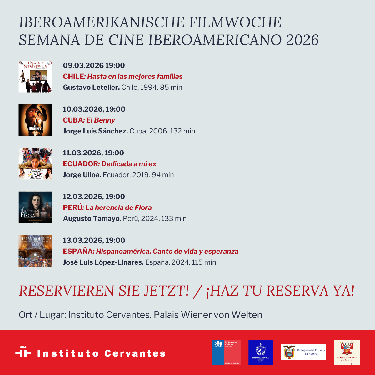 Semana de cine iberoamericano 2026