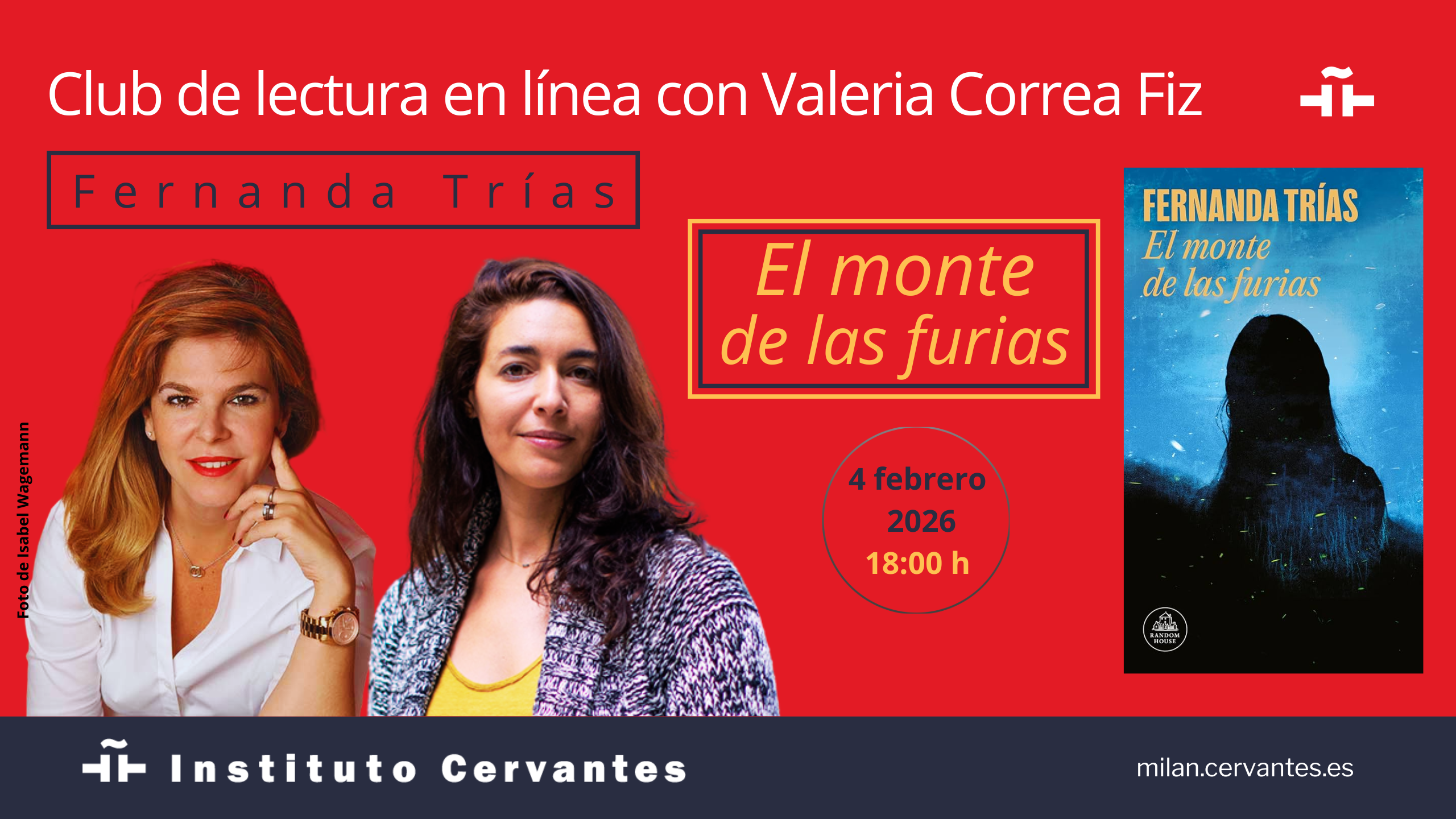 Fotograf&iacute;a: Club de lectura, 'Club de lectura en l�nea con Fernanda Tr�as, �El monte de las furias�'