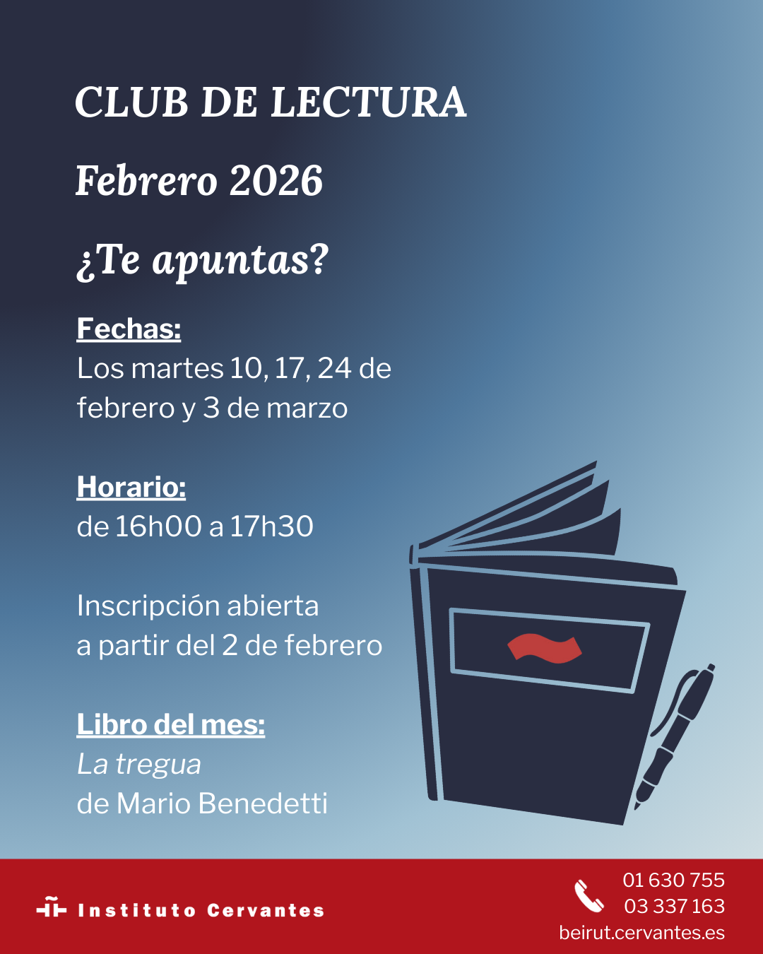 Fotograf&iacute;a: Club de lectura, '�La tregua�, Mario Benedetti'