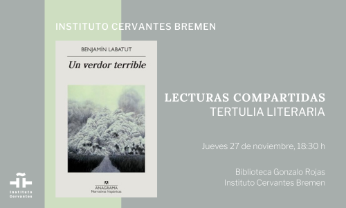 Fotografía: Club de lectura, 'Un verdor terrible, de Benjamn Labatut'