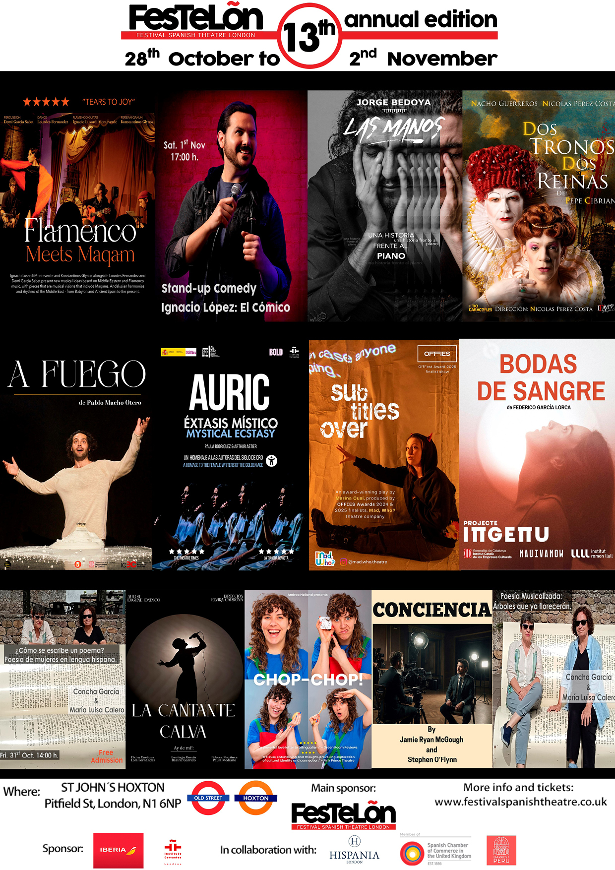 Festelón - festival de teatro español en Londres