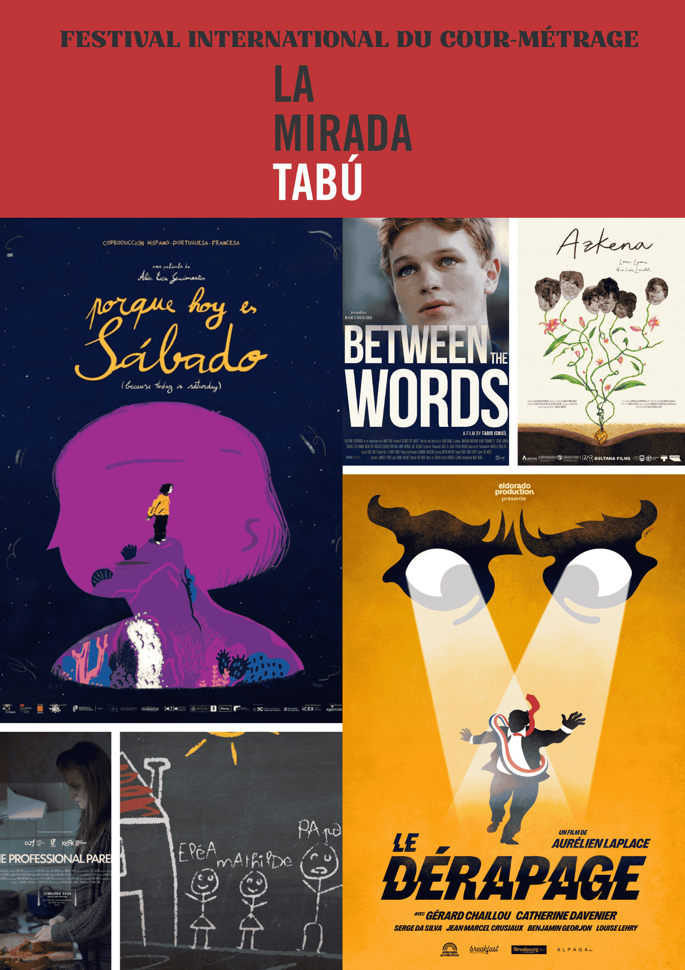 Festival internacional de cortometrajes "La Mirada Tabú" en el marco del Mes de Europa en Burdeos